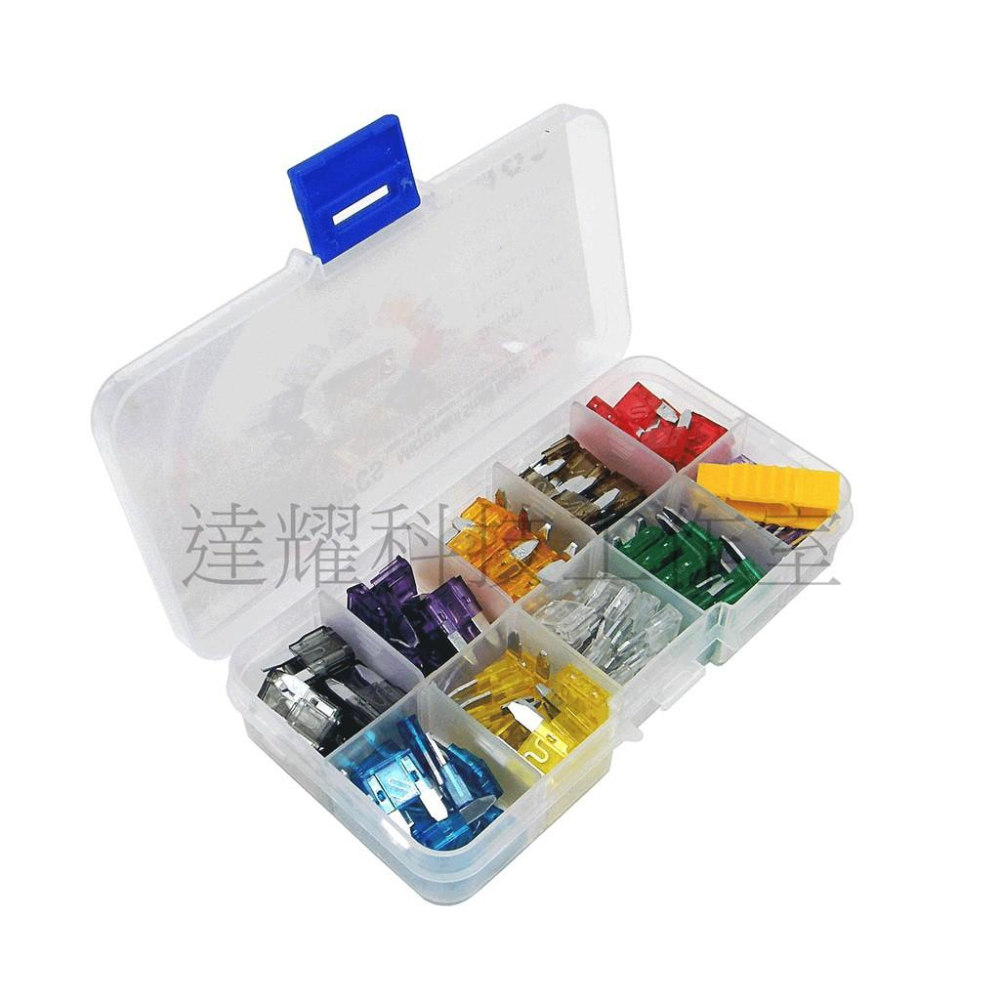 汽車保險絲 點煙器 氙氣燈 保險絲10種 插片 2 3 5 7.5 10 15 20 25 30 小號 套裝 盒裝-細節圖3