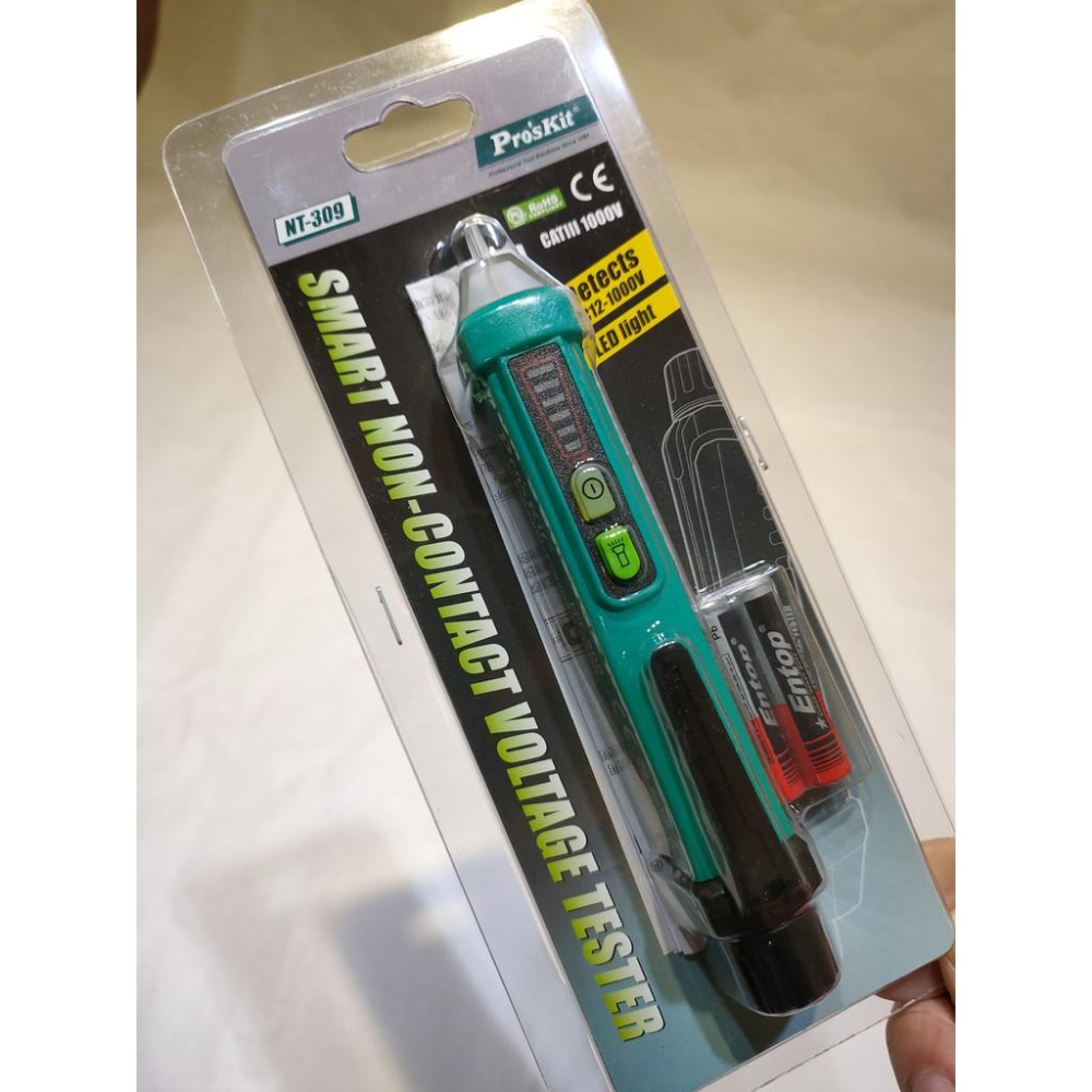 ProsKit 寶工 NT-309 多功能感應式 測電筆 查斷點 電工筆 非接觸驗電筆 現貨-細節圖2