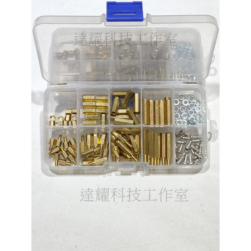 M3 M2.5 六角 PCB 銅柱 隔離柱 隔離柱 黃銅 雙通隔離柱 120粒 盒裝 套裝-細節圖3