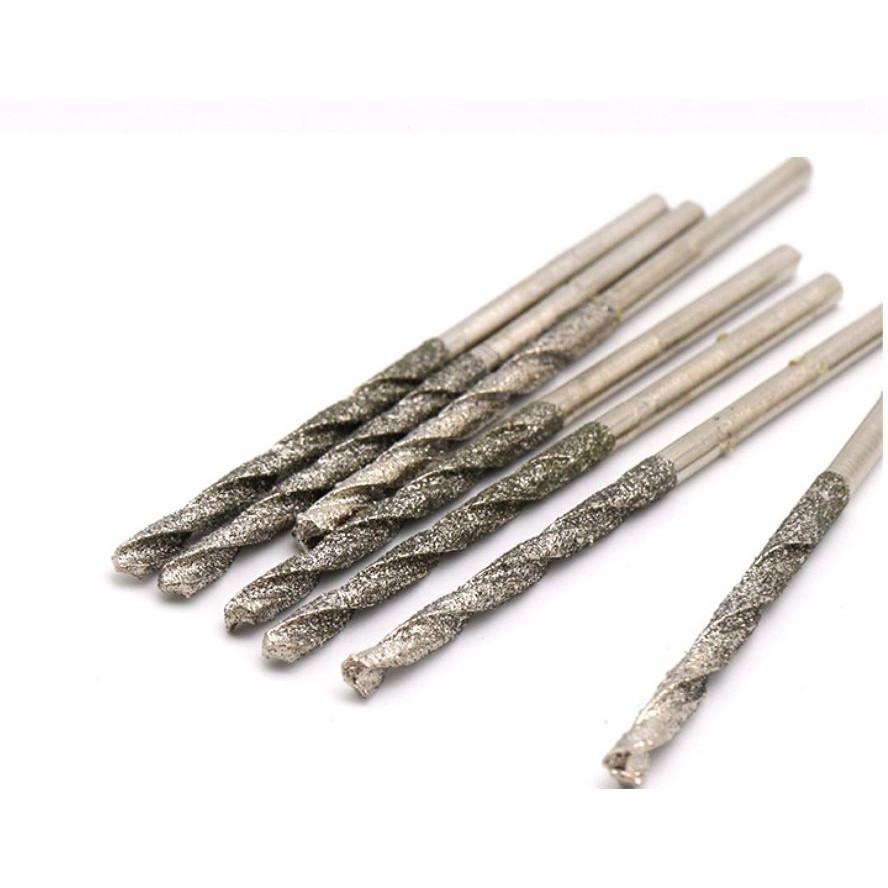 電磨機 耗材 配件 金鋼砂鑽頭 翡翠琉璃玉石 打孔針 金鋼砂 麻花鑽頭 0.8~3.0mm-細節圖6