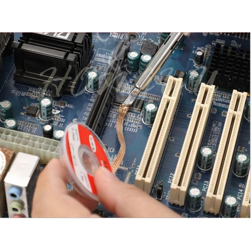 純銅 低殘渣 吸錫線 電烙鐵焊接輔助用品 1.5米 吸錫絲 吸錫導線-細節圖5