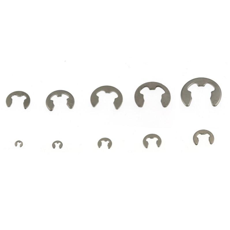 M1.5 M2 M3 M4 M5 M6 M7 M8 M9 M10 不銹鋼304 馬蹄 開口卡 組合套裝 共200個-細節圖2