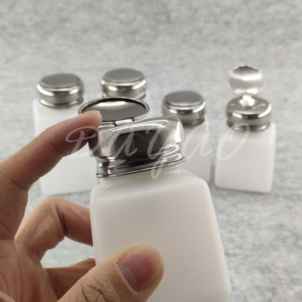 壓泵型 不銹鋼 按壓式 酒精瓶 松香水 PCB 洗板水 空瓶 天那水瓶 腐蝕液體 按壓出水 現貨-細節圖4