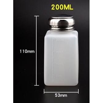 壓泵型 不銹鋼 按壓式 酒精瓶 松香水 PCB 洗板水 空瓶 天那水瓶 腐蝕液體 按壓出水 現貨-細節圖6