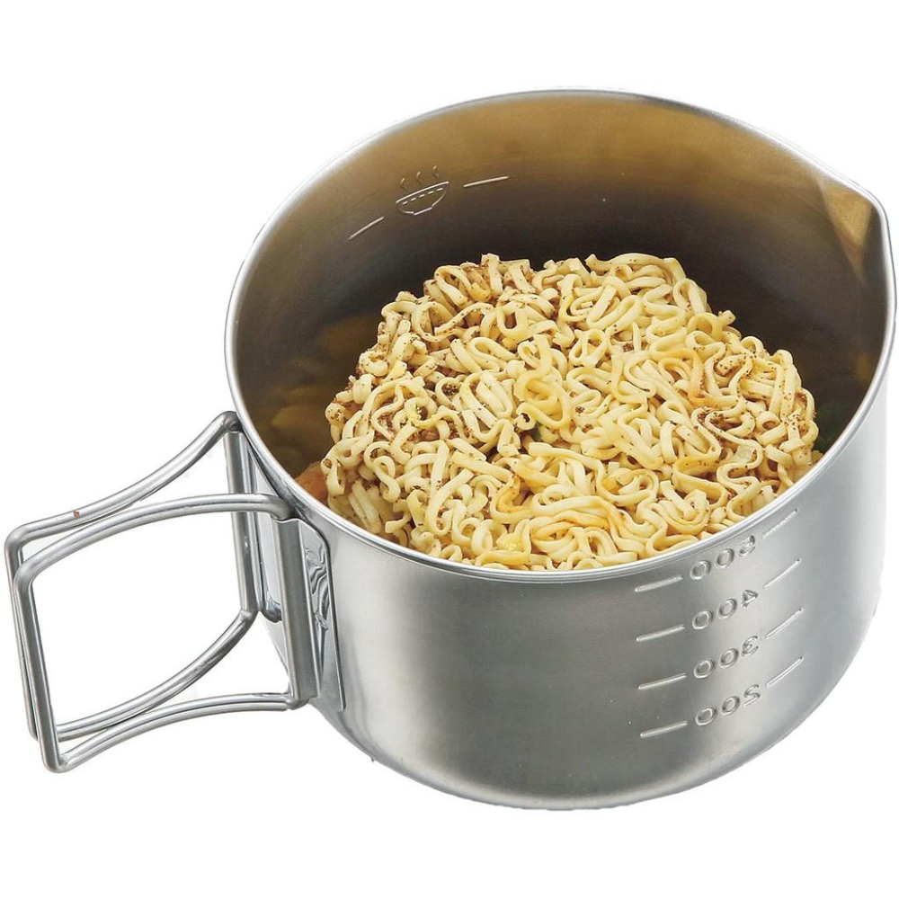 日本鹿牌 CAPTAIN STAG M-5512 燕三条 野外 戶外 露營 不銹鋼 泡麵鍋 570ml 現貨-細節圖4