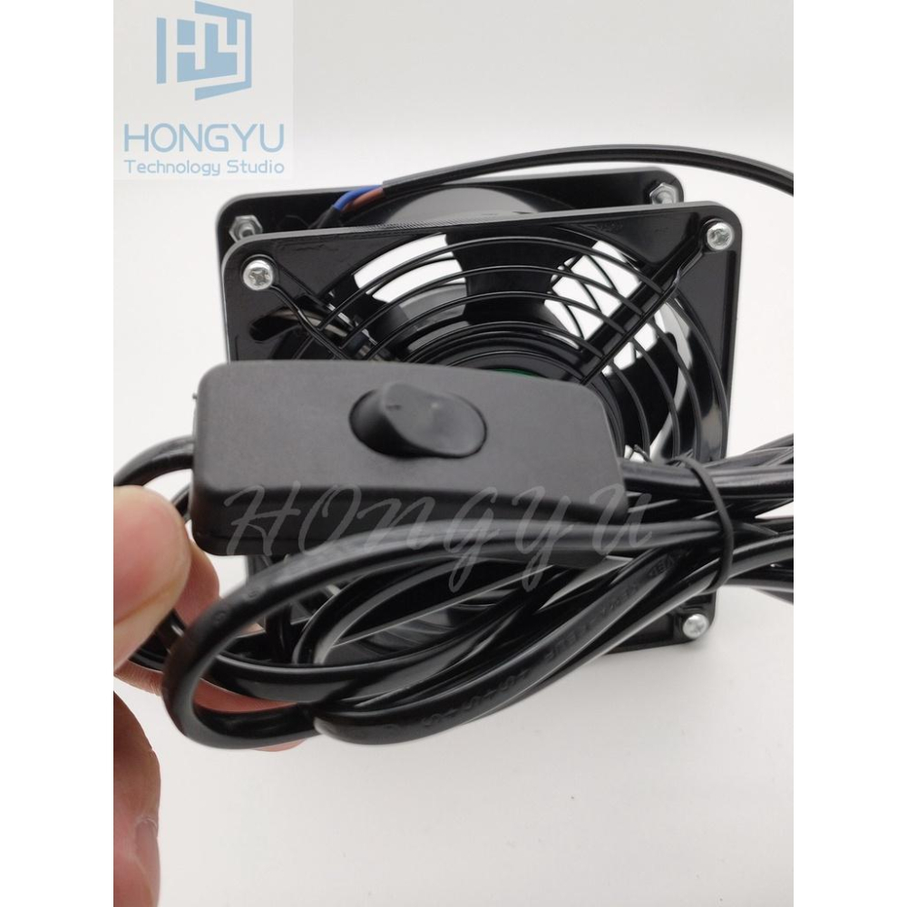 台灣建準 SUNON 1123XBT 機箱 12CM AC 交流 110V 機箱風扇 抽風扇 散熱風扇-細節圖7