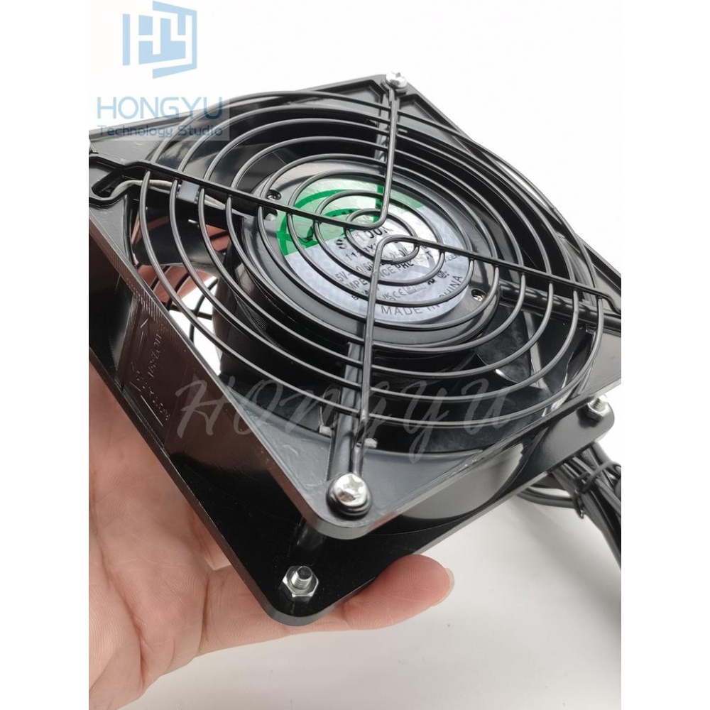 台灣建準 SUNON 1123XBT 機箱 12CM AC 交流 110V 機箱風扇 抽風扇 散熱風扇-細節圖8