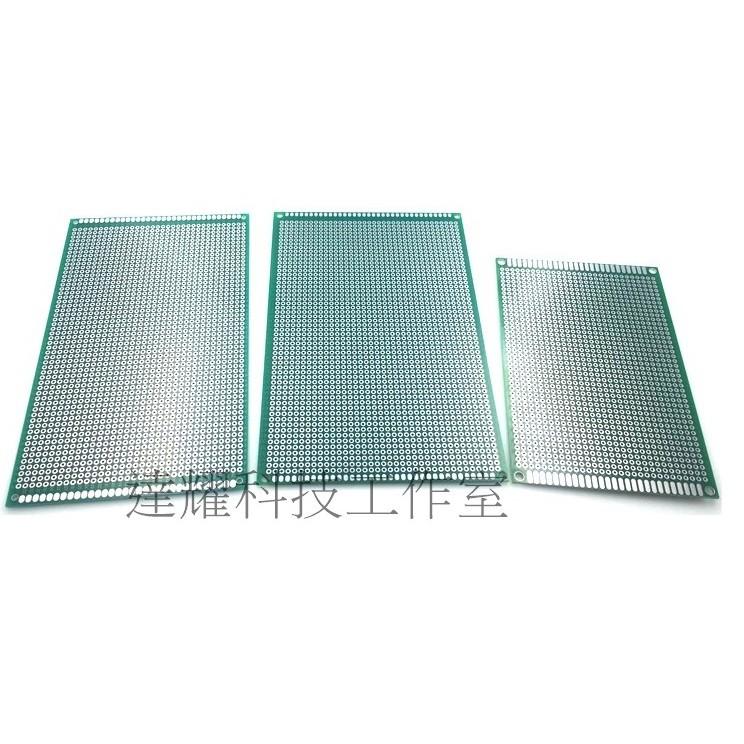 18x30cm 厚度1.6 玻璃纖維 PCB 電路板 雙面板 DIY 洞洞板 萬用板 實驗板 18*30CM-細節圖3