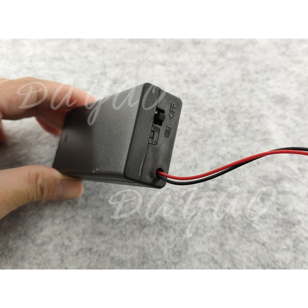 帶開關 2節 18650 電池盒 7.4V 鋰電池 帶蓋 帶線 電池盒 DIY 現貨-細節圖2