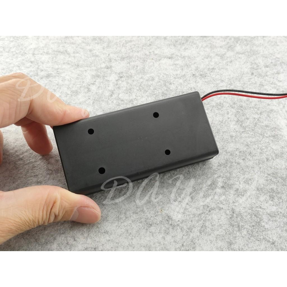 帶開關 2節 18650 電池盒 7.4V 鋰電池 帶蓋 帶線 電池盒 DIY 現貨-細節圖3
