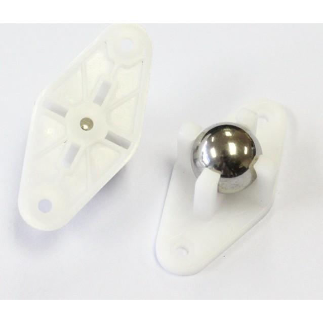 Arduino W420 鋼珠萬向輪 2輪 智能小車底盤 牛眼尼龍 N20-細節圖2