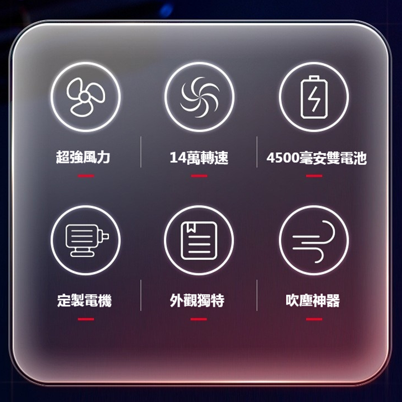 MR PULSAR渦輪風扇 隨身手持風扇 強力吹塵機 小型無線風扇 高速渦輪電機 車用吹塵器 便攜暴力風扇-細節圖7