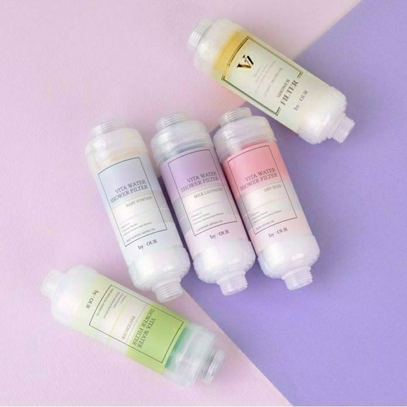 BYOUR韓國完美純淨沐浴過濾器 除氯增壓蓮蓬頭 維他命香氛濾芯 保濕植萃芬多精 沐浴器 過濾除氯花灑-細節圖4