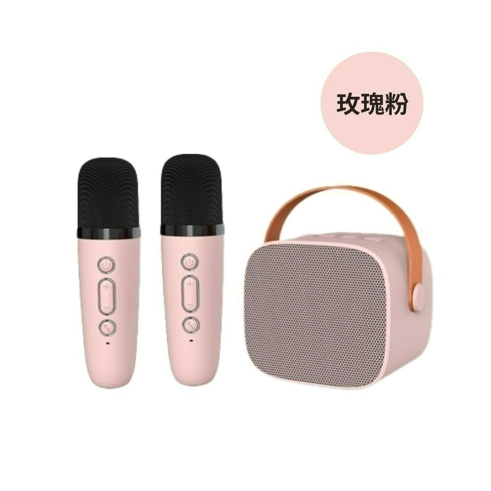 LEBO樂柏【升級款】｜P2雙麥克風藍牙音箱  正版授權 P2麥克風 可對唱 藍芽音箱 消除人聲 唱歌用 無線麥克風-規格圖4