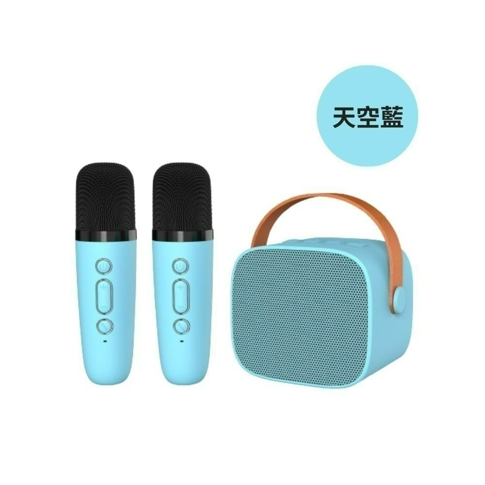 LEBO樂柏【升級款】｜P2雙麥克風藍牙音箱  正版授權 P2麥克風 可對唱 藍芽音箱 消除人聲 唱歌用 無線麥克風-規格圖4
