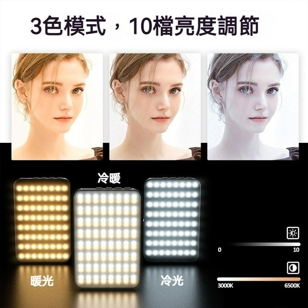 Magsafe磁吸補光燈  手機磁吸補光燈 直播拍照 自拍神器 打光器 迷你隨身攜帶 戶外可用  口袋補光燈-細節圖2