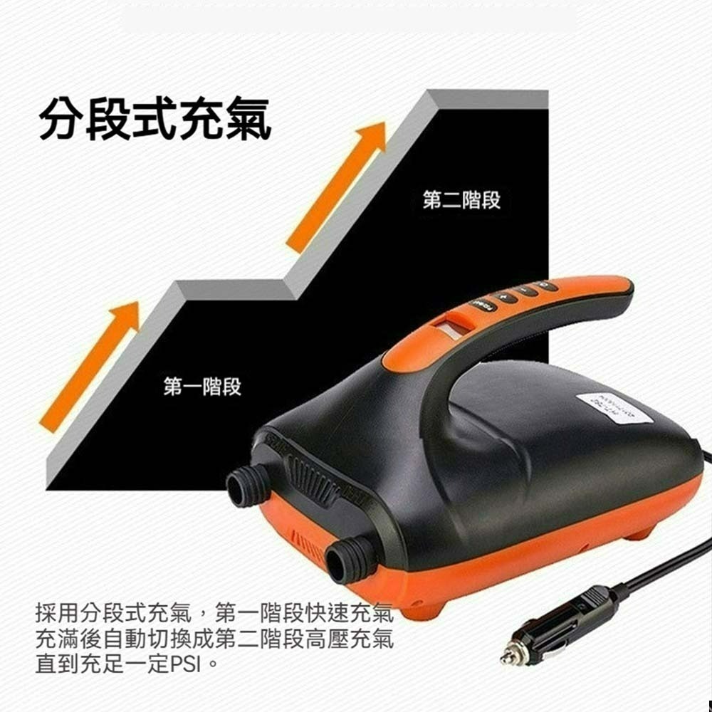 HT-782 SUP電動充氣泵 電動打氣機 充氣抽氣兩用 露營充氣幫浦 戶外帳篷氣墊船打氣機 高壓便攜充氣器-細節圖7