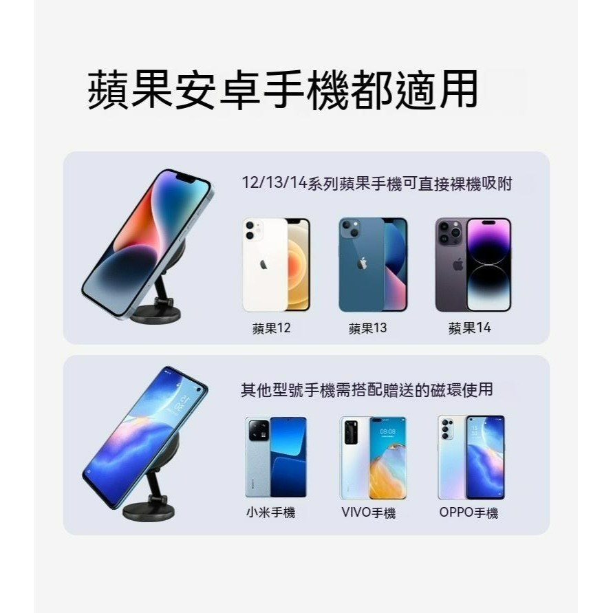 Magsafe鋅合金摺疊磁吸支架 車用手機支架 儀錶板支架 汽車磁吸支架 摺疊固定座 磁吸穩固支撐架 iPhone車載-細節圖3
