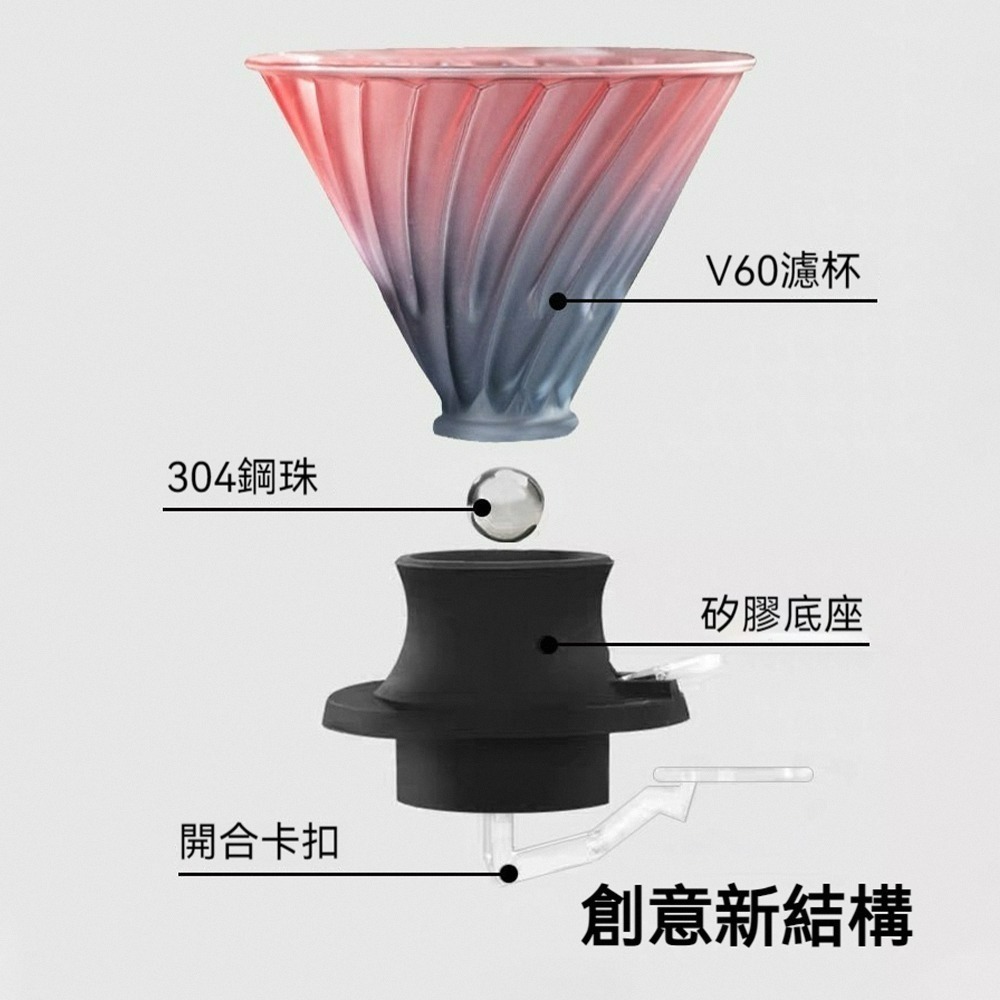 UFO V60咖啡聰明杯分享壺 聰明濾杯 手沖咖啡濾杯 咖啡手沖壺 手沖咖啡玻璃壺 咖啡濾杯-細節圖6