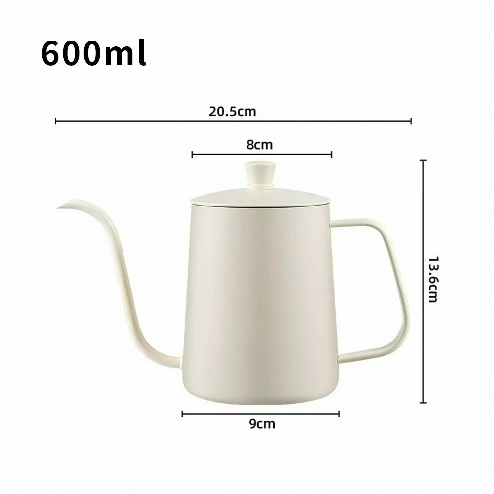 有刻度-600ML米白色帶蓋