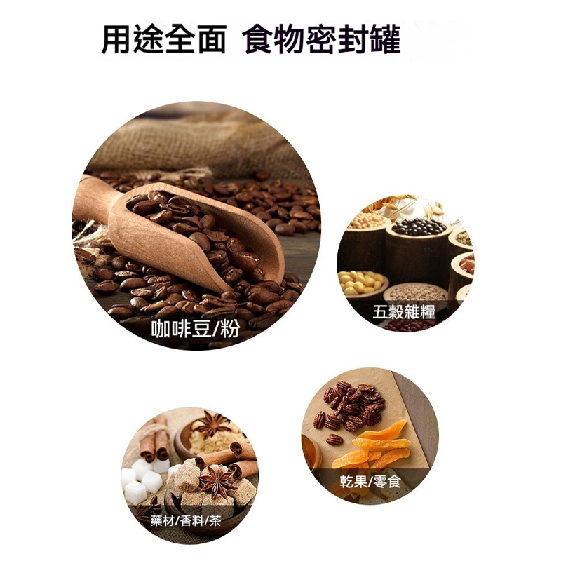 咖啡豆密封罐 304不銹鋼 日期 排氣閥呼吸密封儲物罐帶勺子保鮮罐 咖啡罐 食品密封罐 密封罐 真空 儲物收納-細節圖3