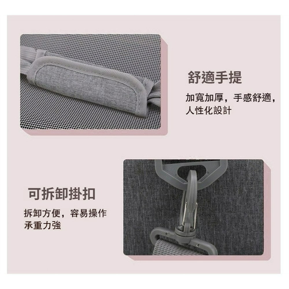 寵物外出摺疊手提包 可擴充寵物外出包 透氣便攜寵物提籠 狗狗貓咪外出袋 寵物旅行包 折疊收納提包-細節圖9