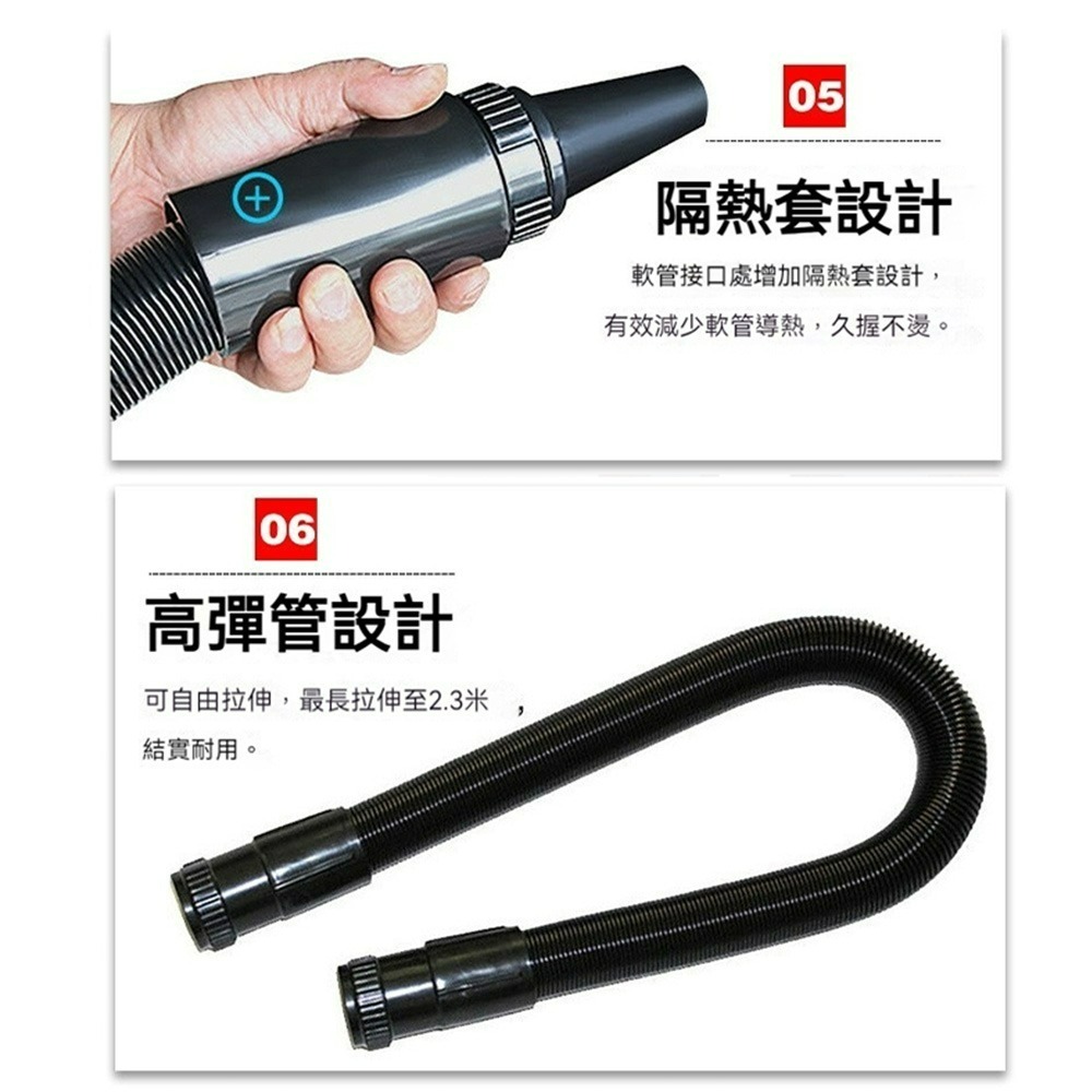 強力速乾寵物吹水機 靜音吹風機 高速吹乾機 狗狗吹毛機 貓咪烘毛機 寵物美容吹風機 洗車吹水機 寵物烘乾機-細節圖8