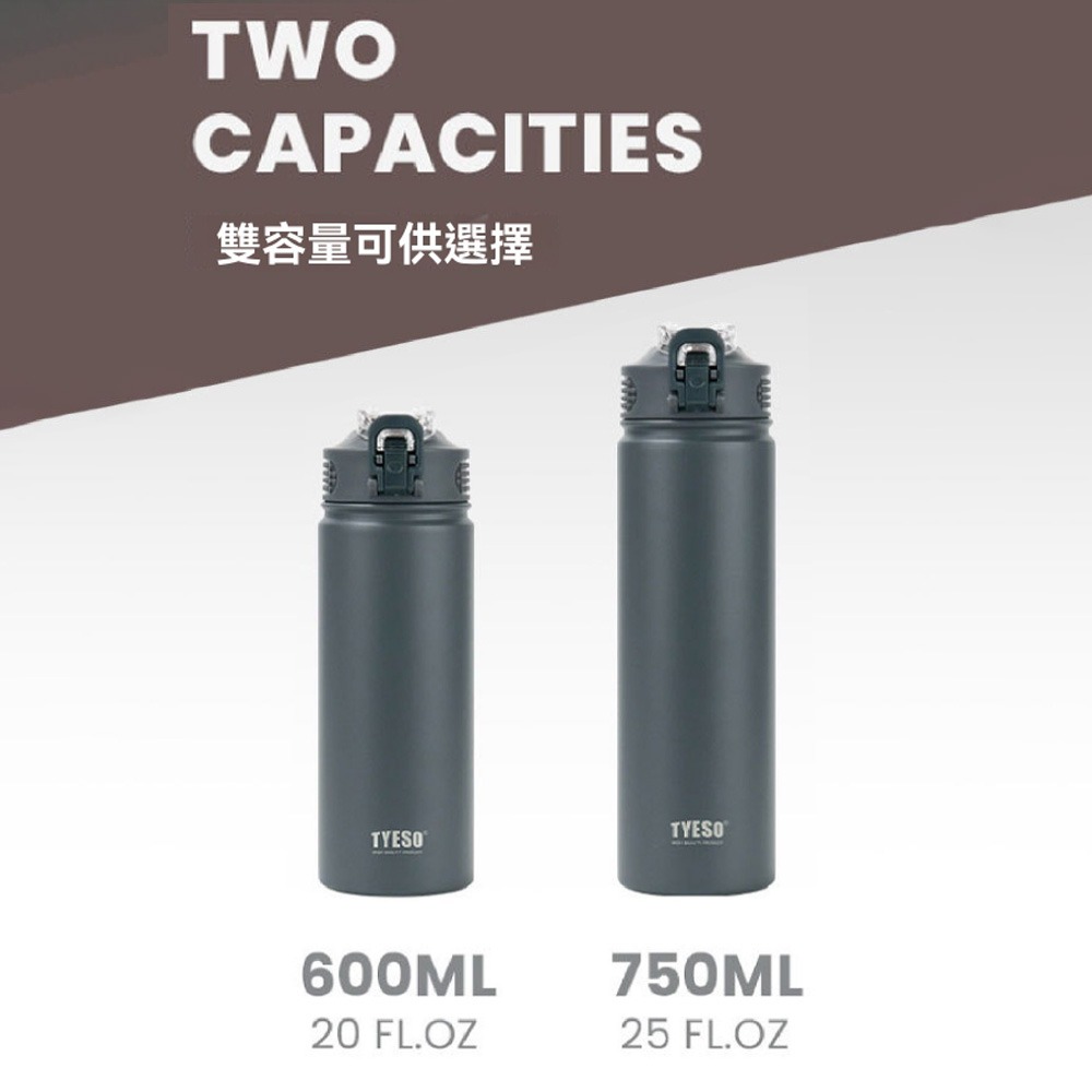 TYESO泰碩 彈蓋吸管保溫杯 TS-8771C 雙層真空304不鏽鋼 保冷保溫 咖啡水杯 隨行杯 保溫瓶-細節圖7