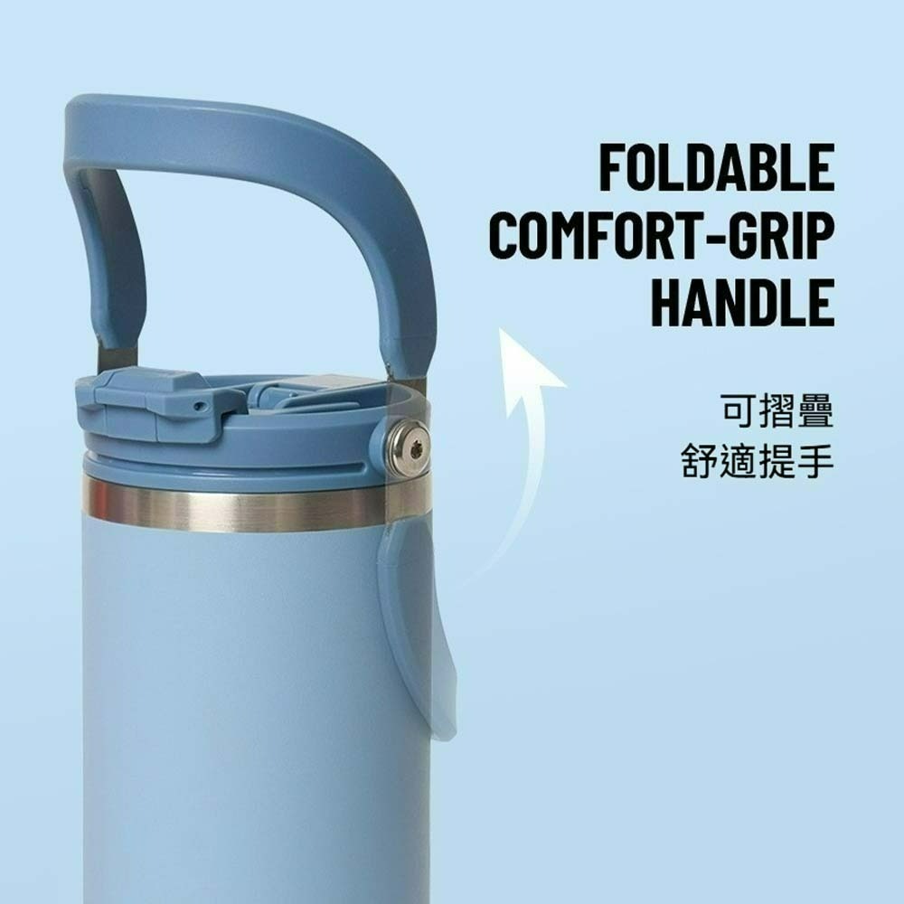 TYESO泰碩 不鏽鋼手提保溫杯 304雙層真空 保冷保溫水杯 隨行杯 旅行杯 咖啡杯 保溫瓶 環保杯-細節圖8