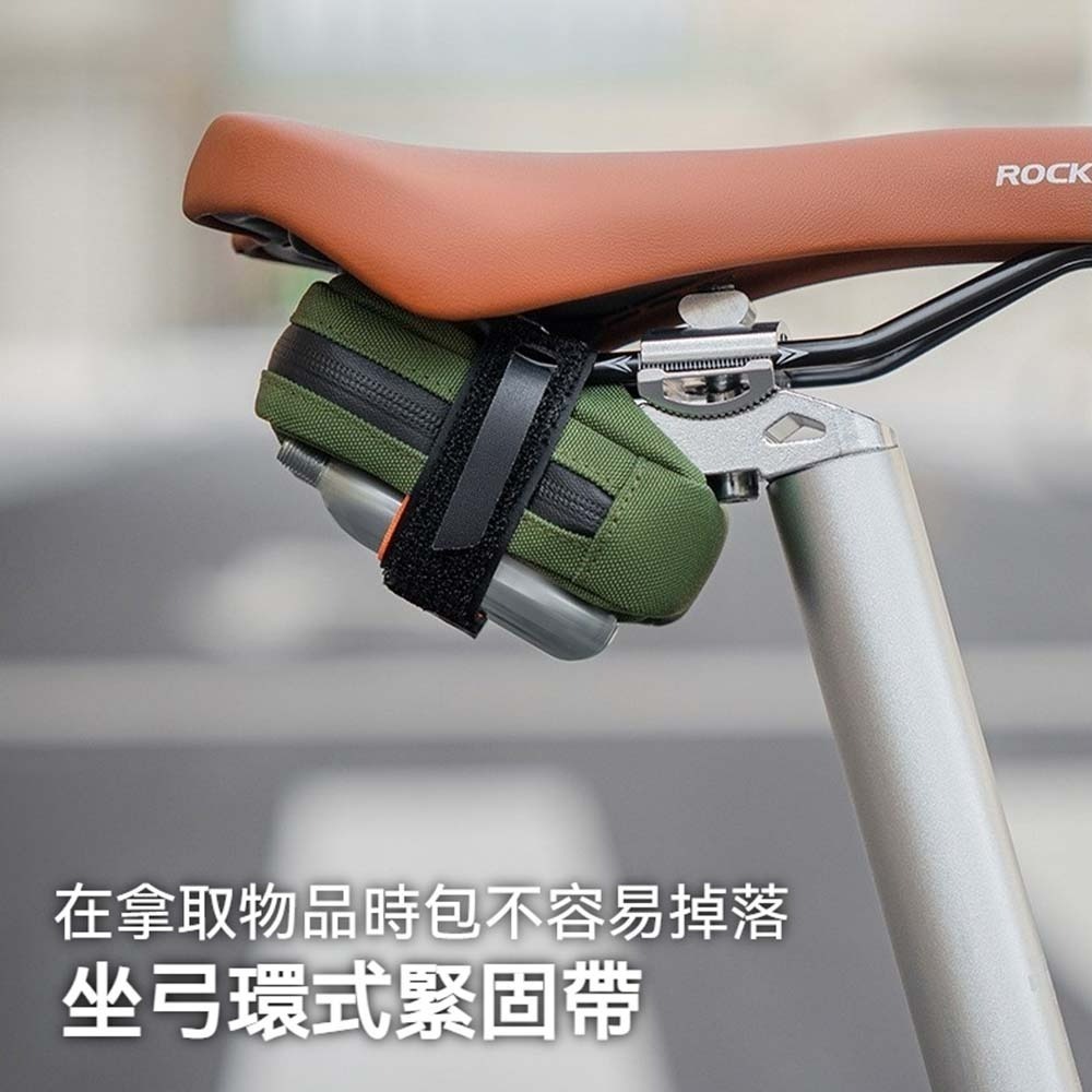 ROCKBROS洛克兄弟 自行車小尾包 公路車後座包 登山車鞍座包 防水騎行包 尾椅包 單車收納包 自行車配件 置物包-細節圖3