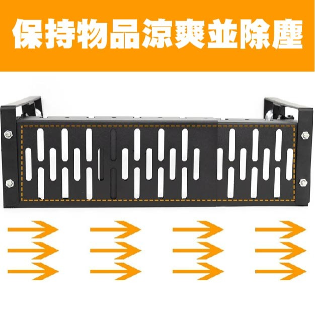 桌下理線架 免打孔延長線收納盒 桌面電線整理盒 插座固定架 電線收納盒 集線器 排插整理架 桌下收納盒 整線神器-細節圖3