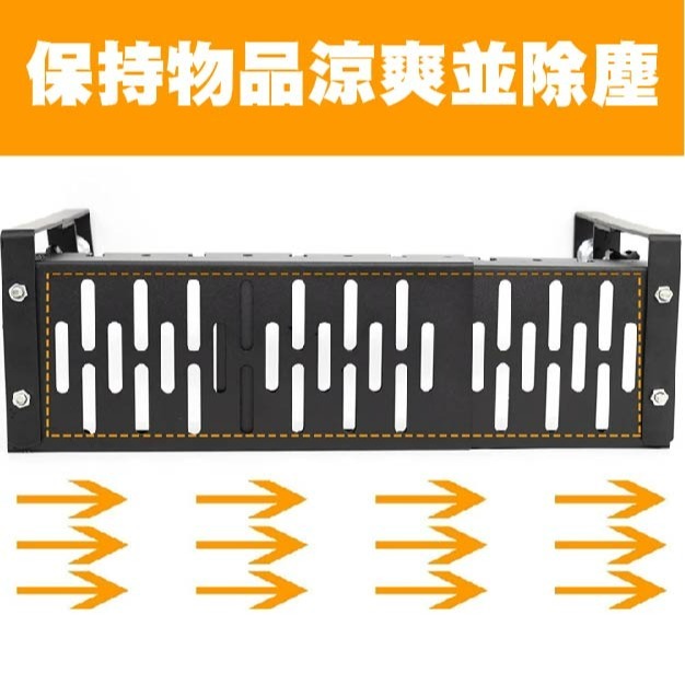 桌下理線架 免打孔延長線收納盒 桌面電線整理盒 插座固定架 電線收納盒 集線器 排插整理架 桌下收納盒 整線神器-細節圖3