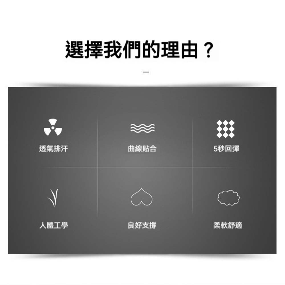 人體工學可調節頭枕 椅背頭靠 增高支撐 午睡靠枕 電腦椅頸枕 可上下前後調節 通用椅背 透氣記憶棉舒壓款-細節圖8