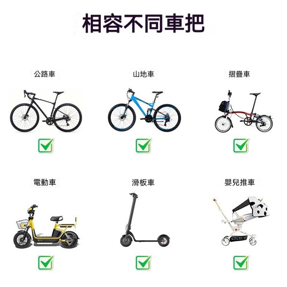 GUB P6 自行車矽膠手機支架 防震穩固 快速安裝 單車手機架 公路車 登山車 手機固定座 360度可調 龍頭支架-細節圖6