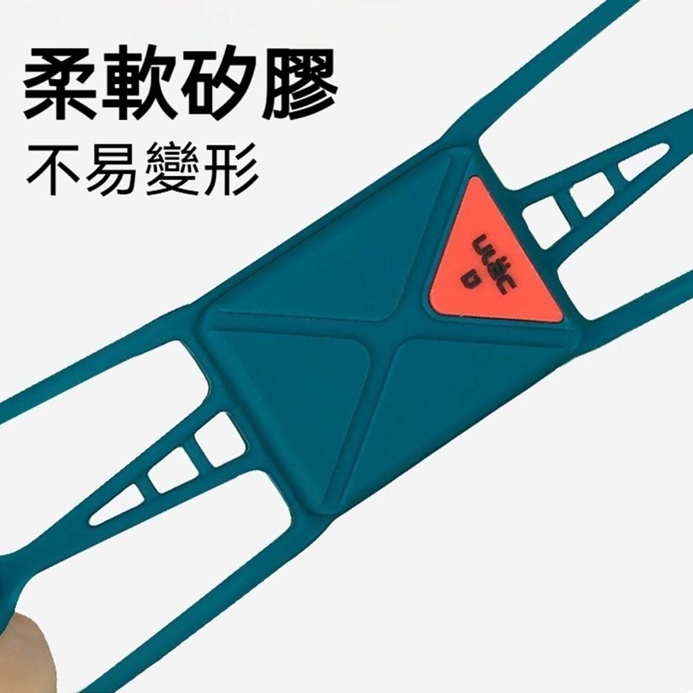 ULAC 自行車快拆矽膠手機支架 防震穩固 單車手機架 公路車 登山車 車把綁帶支架 輕量便攜 多機型通用 腳踏車手機-細節圖8