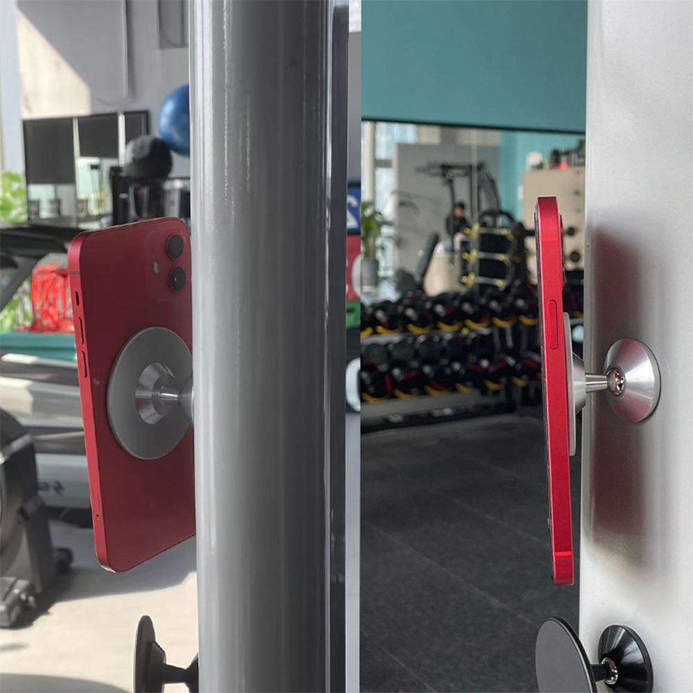 Magsafe雙磁吸手機支架 強磁吸附 可旋轉底座 桌面手機座 車用磁吸支架 iPhone磁吸立架 穩固不掉落 多角度-細節圖4