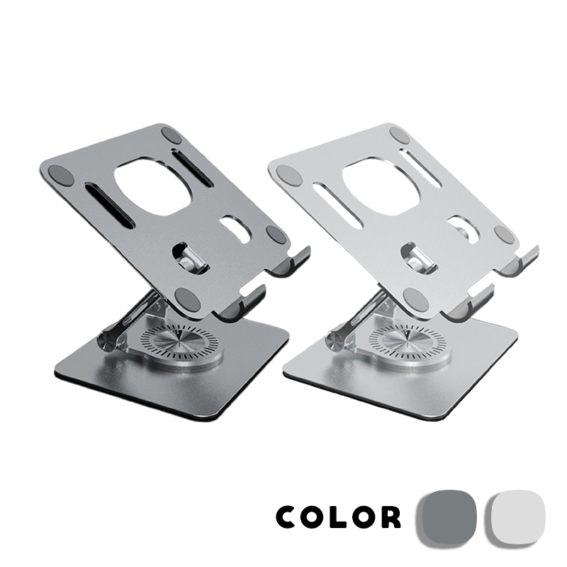 機械聲感鋁合金旋轉平板支架 桌上型可調節支架 多角度旋轉 iPad支架 大螢幕平板底座 手機平板通用穩固支撐-規格圖10