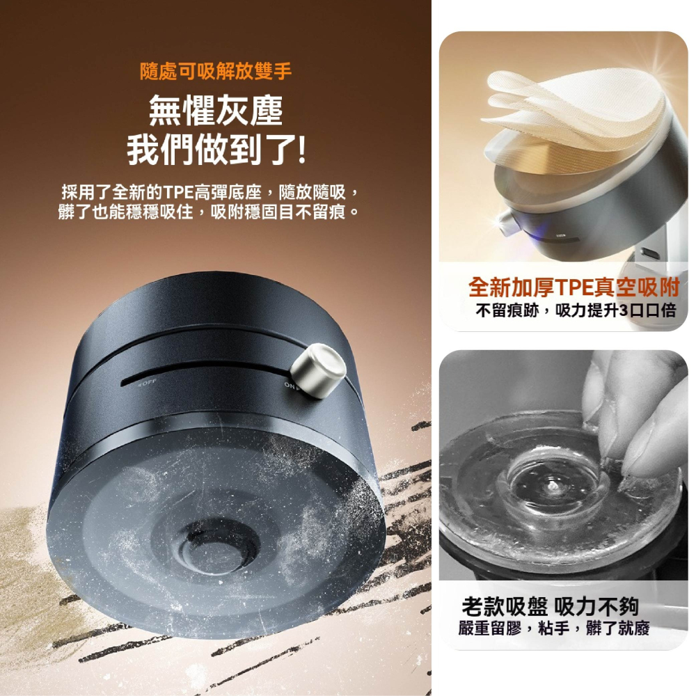 SingPod 真空吸盤磁吸支架 手機支架 桌面支架 車用支架 旋轉調節 旅行收納 強力吸附 多場景通用-細節圖6