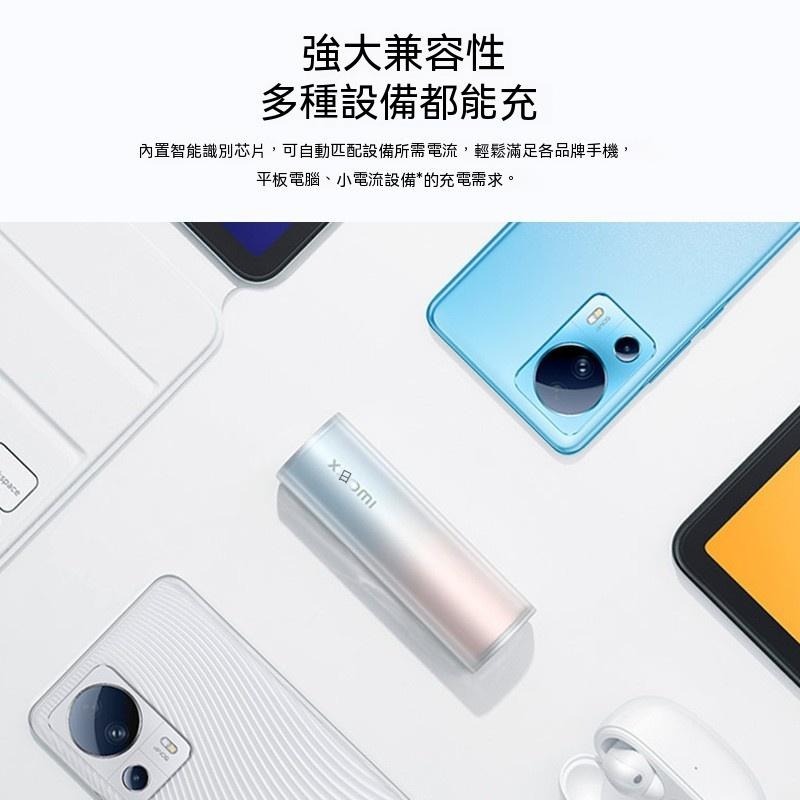 小米Xiaomi 5000mAh口紅行動電源 20W快充 迷你隨身充 可上飛機 Type-C雙向快充 小巧輕便補電神器-細節圖3