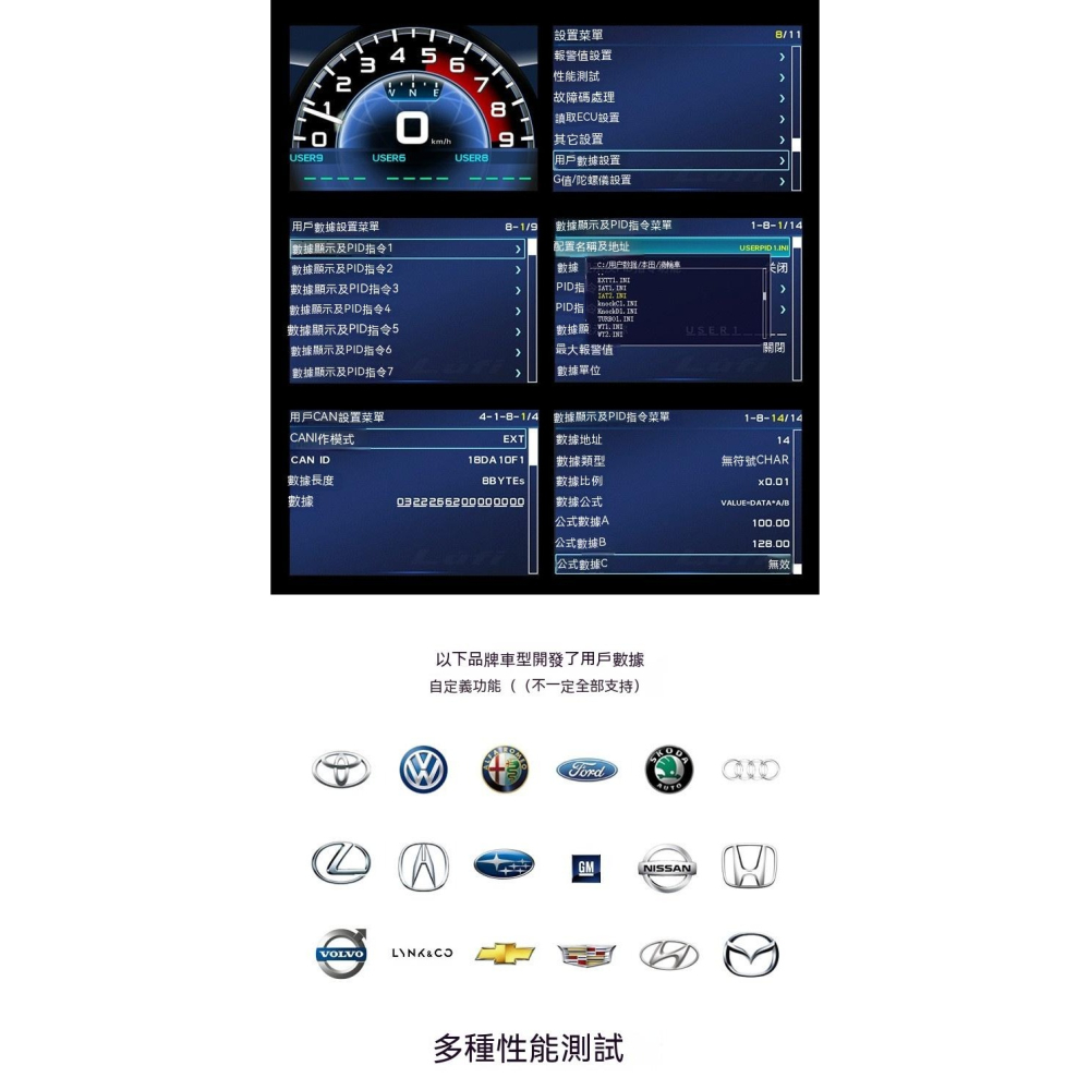 三代 LUFI XS 多功能 OBD+GPS 儀表｜水溫渦輪油溫表 車用數據顯示器 抬頭顯示 速度電壓 ECU 行車-細節圖11
