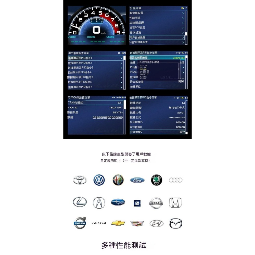 三代 LUFI XS 多功能 OBD+GPS 儀表｜水溫渦輪油溫表 車用數據顯示器 抬頭顯示 速度電壓 ECU 行車-細節圖11
