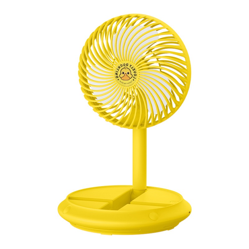 多功能桌面循環扇 小鴨風扇 立體擺頭 180度搖頭 USB靜音小風扇 涼風扇 循環風扇 桌上型電風扇 夏季涼風-細節圖10