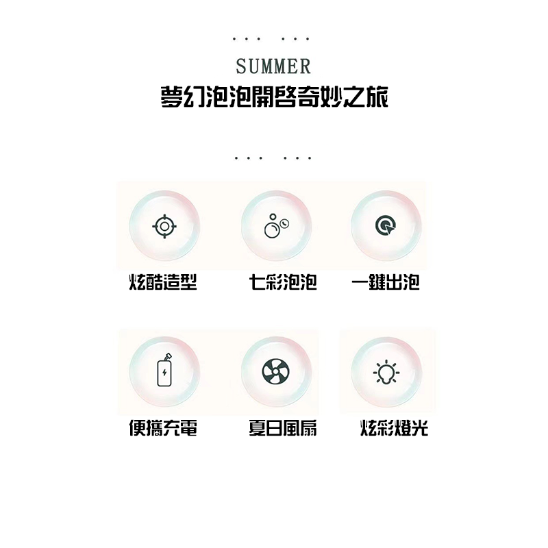 60孔電動泡泡槍 炫光版 多孔瘋狂出泡 一鍵出泡 兒童泡泡機 七彩燈光泡泡槍 戶外玩具 充電式泡泡器 親子互動 野餐-細節圖3