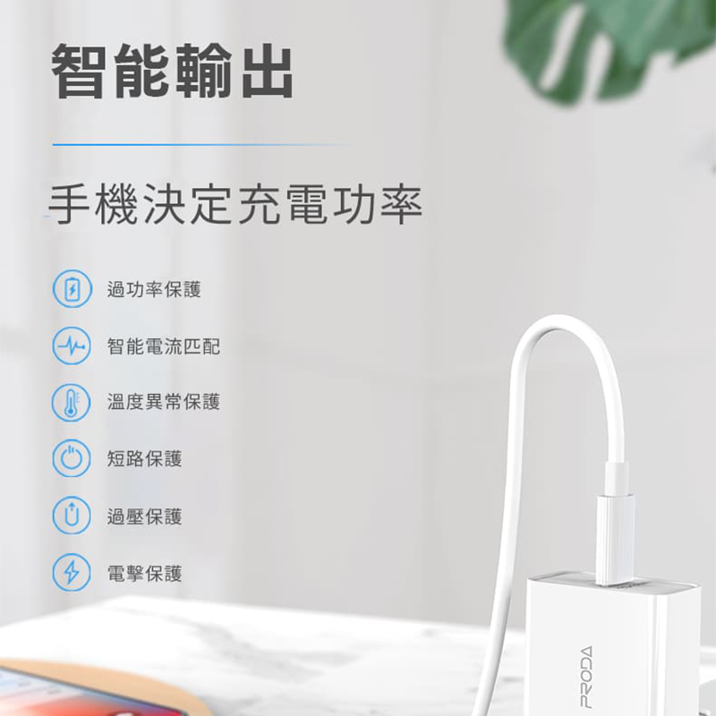 PRODA 星爵 18W PD快充充電器 PD-A16 Type-C快充頭 旅充插頭 USB-C充電器 18W大功率-細節圖3