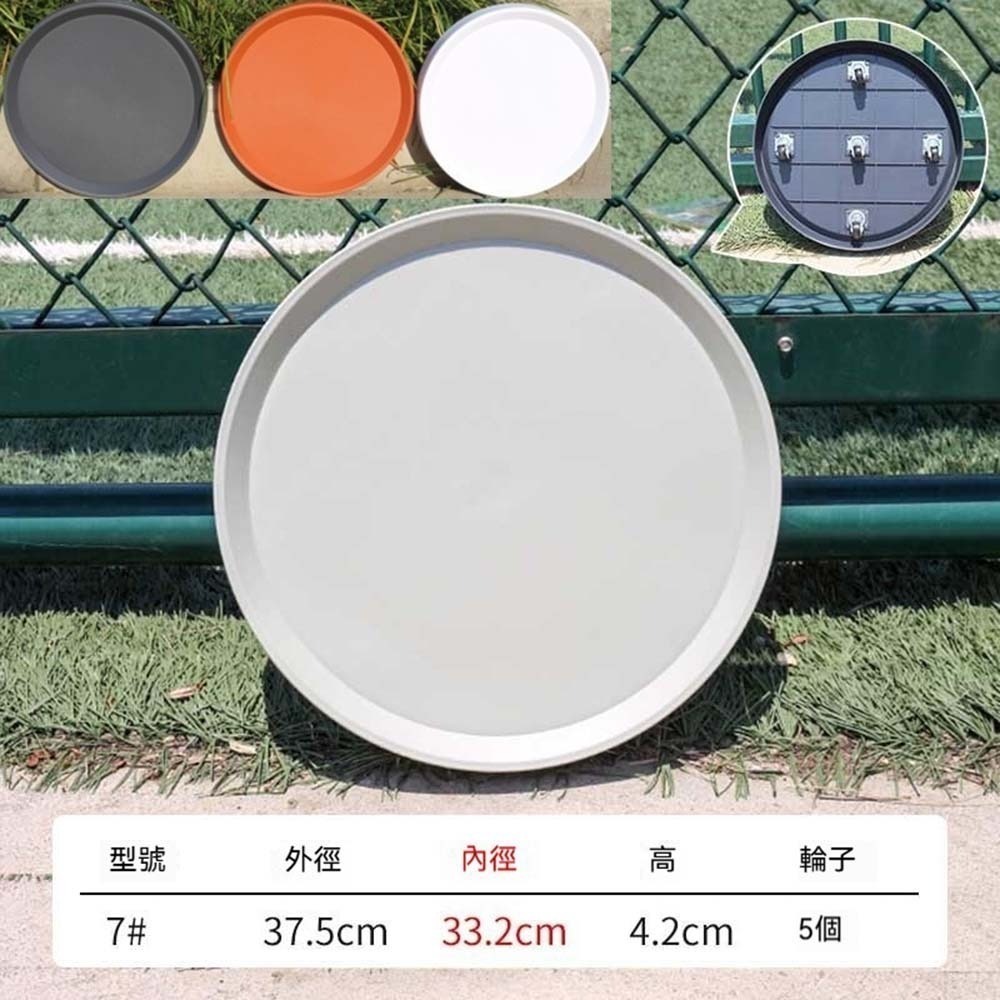 盆栽移動式托盤 加厚承重 滑輪花盆底座 萬向輪耐用 不傷地板 室內戶外植栽移動盤 園藝托盤 移動輪盤 展示輪盤 旋轉盤-規格圖10