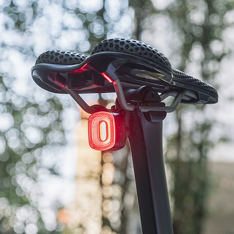 ROCKBROS 洛克兄弟 自行車智能感應剎車燈 煞車自動高亮 USB充電 防水安全尾燈-細節圖3