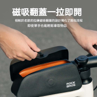 ROCKBROS 洛克兄弟 磁吸防水上管包 自行車上管包 強力磁吸 快拆設計 騎行收納包