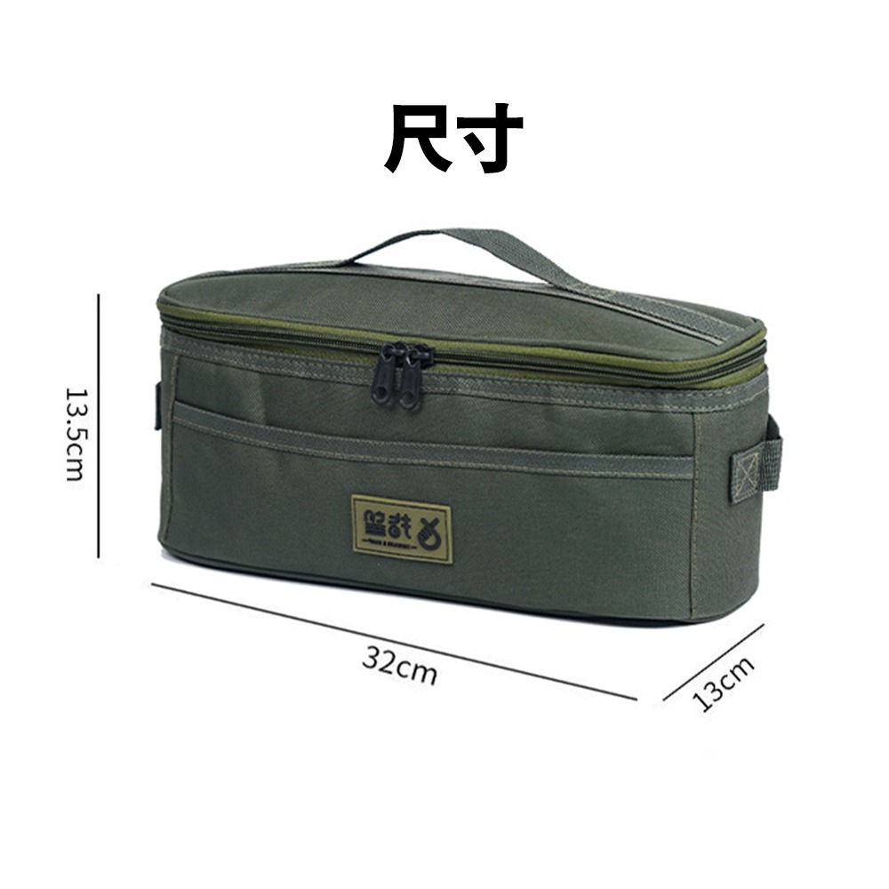 戶外多功能收納包 露營瓦斯罐收納袋 600D牛津布 防水耐磨 露營裝備工具包-細節圖10