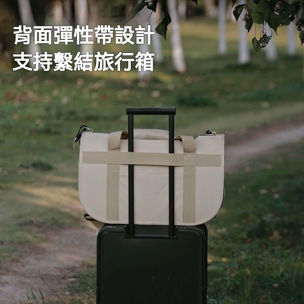 SmileTime 山上觀 秋日來信寵物外出包 貓狗提包 立體大空間 可提可背-細節圖6