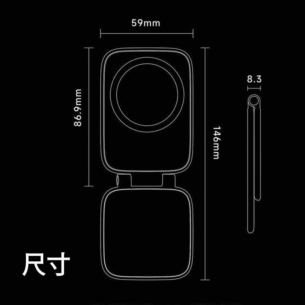 MagSafe 車用手機磁吸支架 超薄摺疊 強力磁吸 防震穩固 出風口／儀表台 iPhone 專用-細節圖10